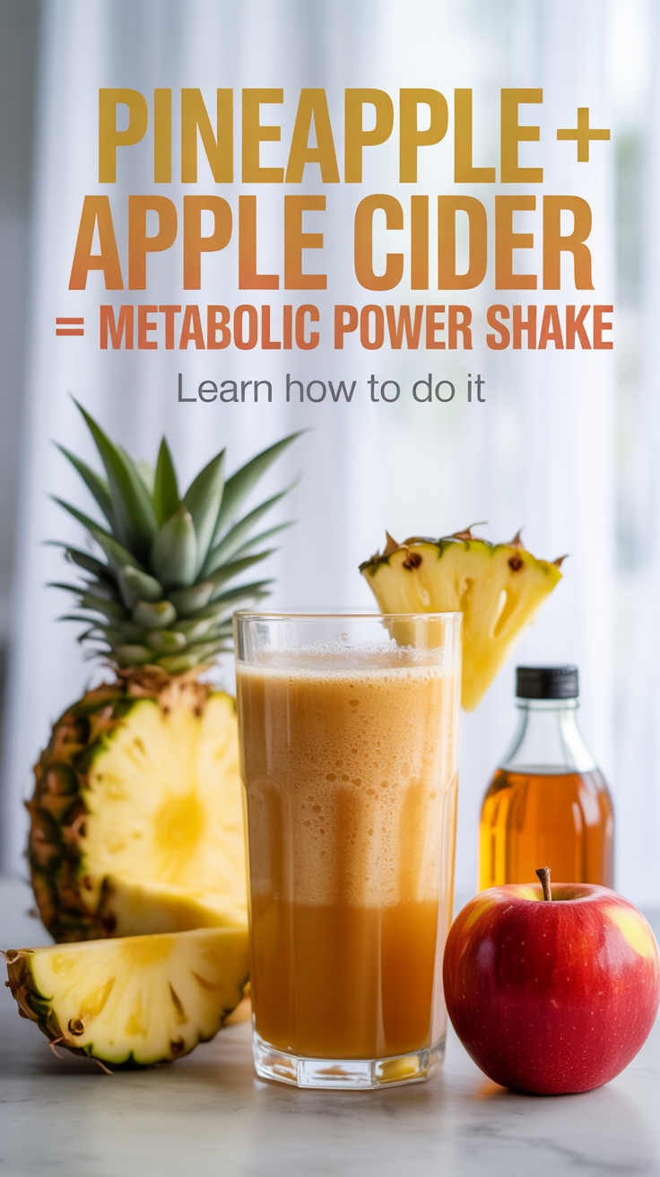 pineapple apple cider shake