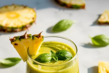 pineapple basil cleanse shake