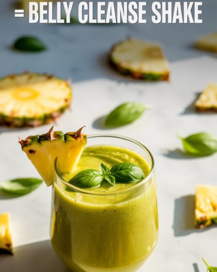 pineapple basil cleanse shake