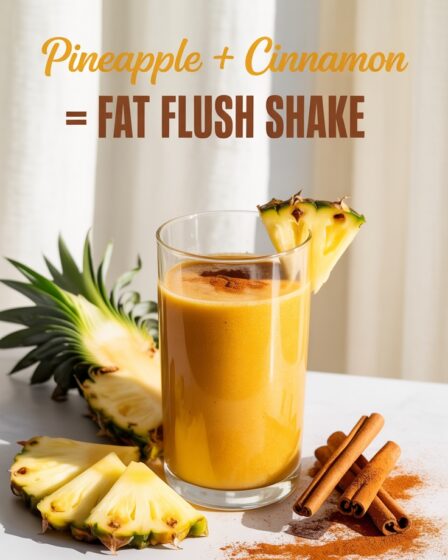 pineapple cinnamon fat shake