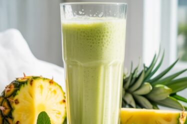 pineapple cucumber detox shake