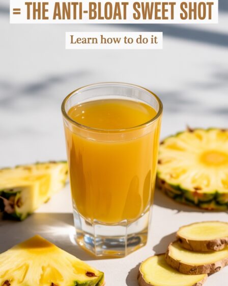 pineapple ginger bloat remedy