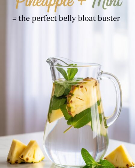 pineapple mint bloat remedy