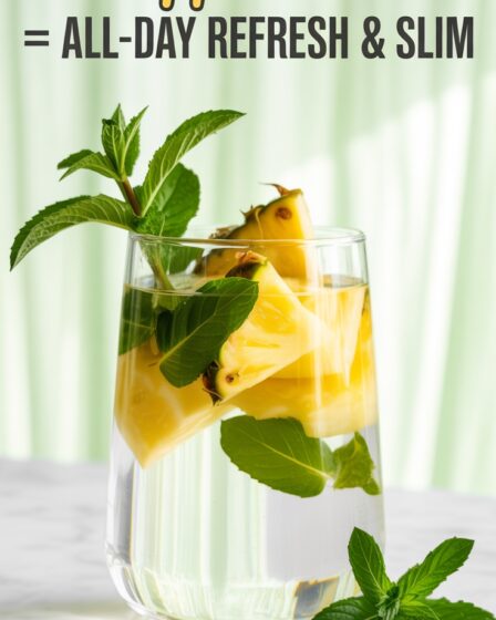 pineapple mint slim drink