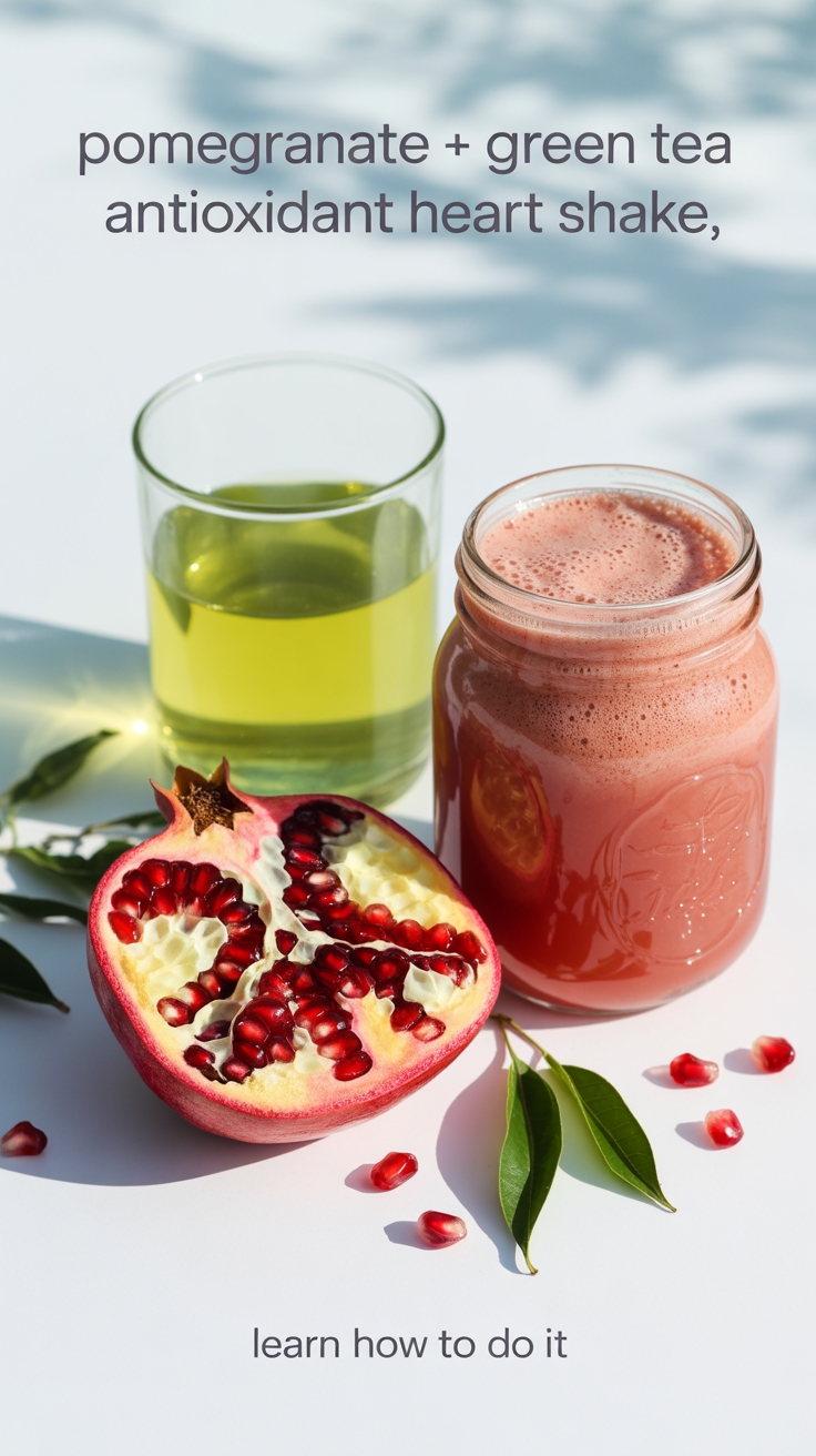 pomegranate green tea shake