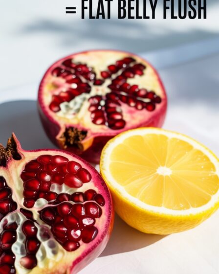 pomegranate lemon belly detox