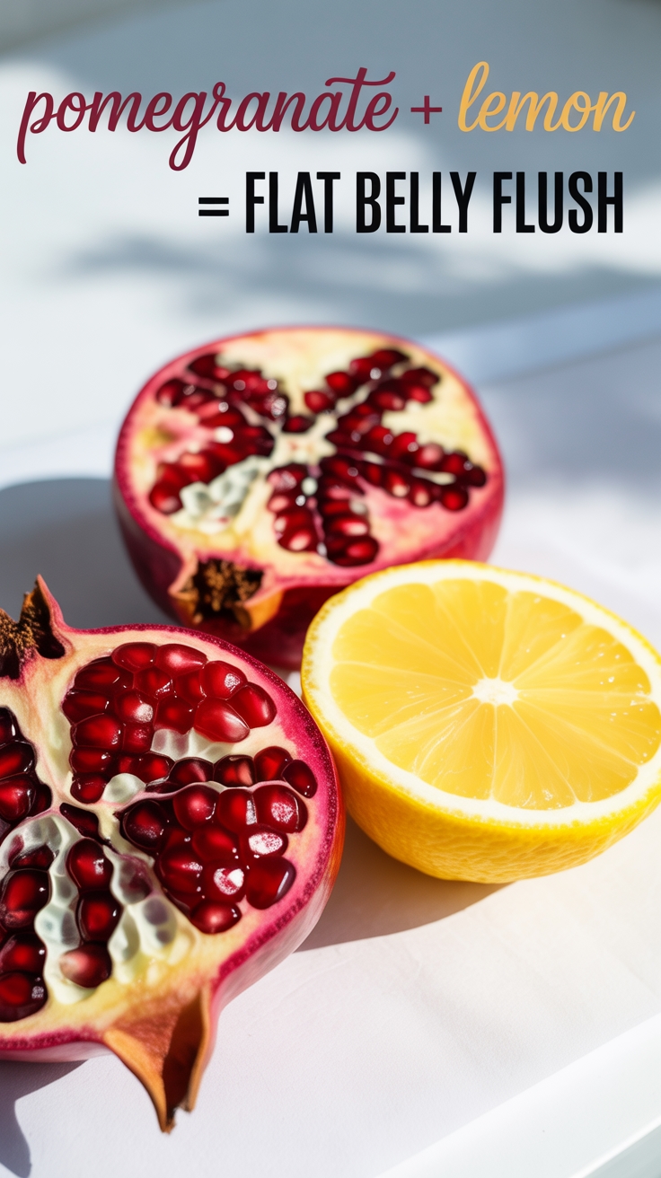 pomegranate lemon belly detox