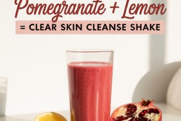 pomegranate lemon clear shake