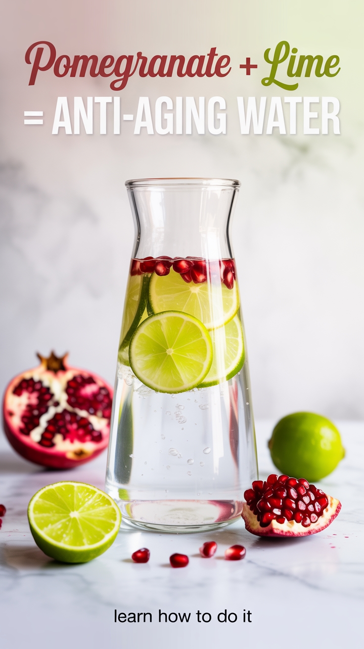 pomegranate lime youthful water