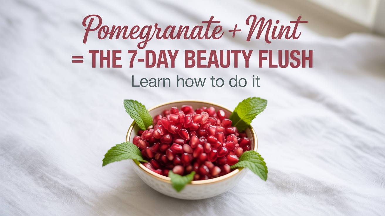 pomegranate mint beauty detox