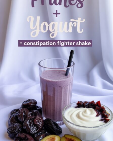 prune yogurt constipation relief