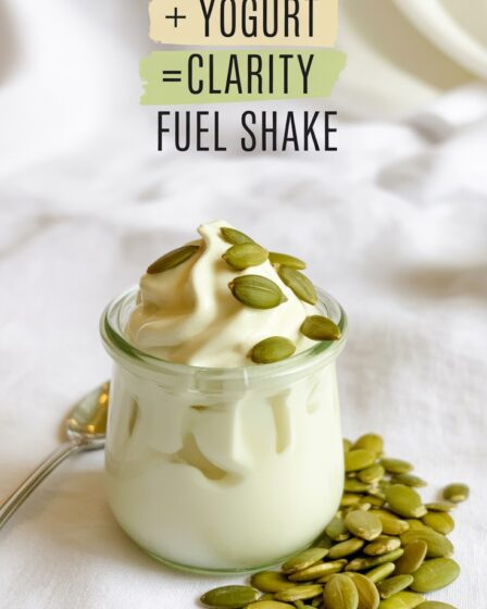 pumpkin seeds yogurt shake