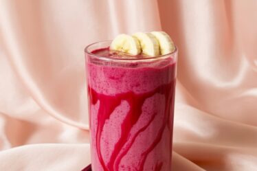 red beet banana shake