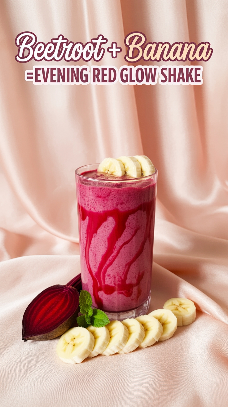 red beet banana shake