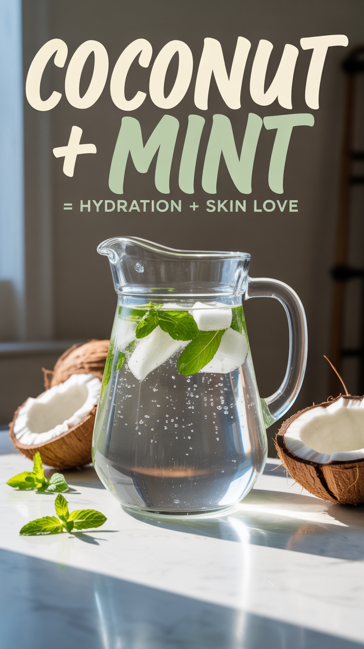 refreshing coconut mint blend