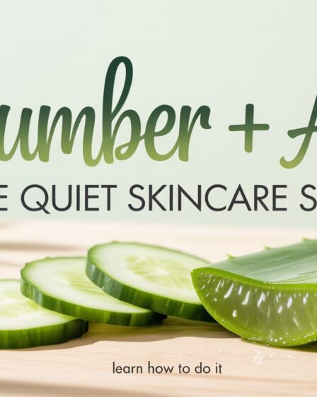 soothing aloe and cucumber