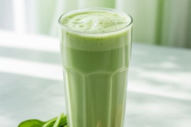 spinach banana bedtime shake