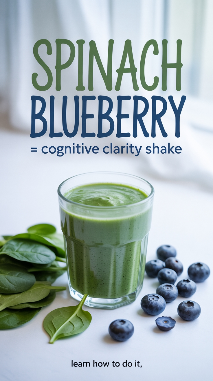 spinach blueberry brain boost