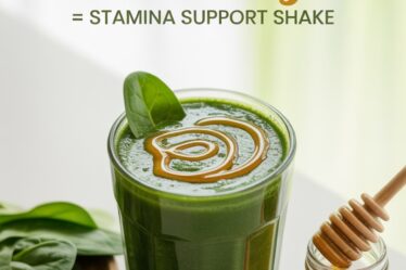 spinach honey stamina shake