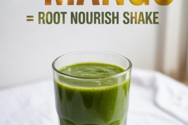 spinach mango nourishing shake