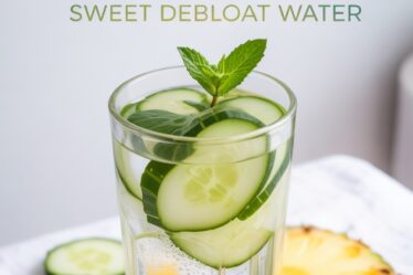 sweet pineapple cucumber water