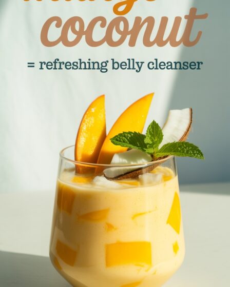 tropical fruit detox drink