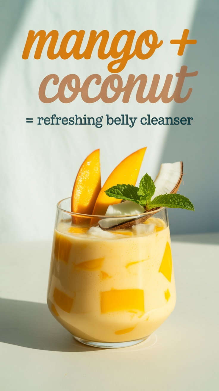 tropical fruit detox drink