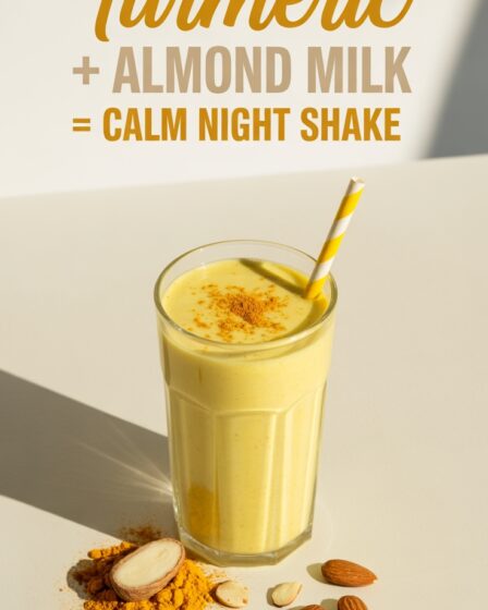turmeric almond milk drink