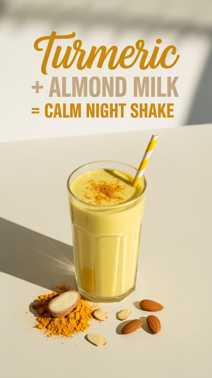 turmeric almond milk drink