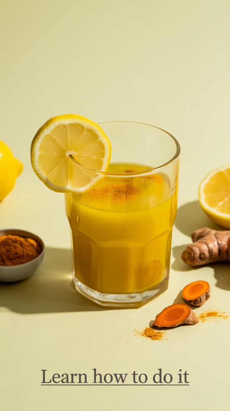 turmeric and lemon detox
