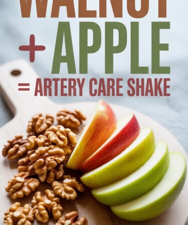 walnut apple heart shake