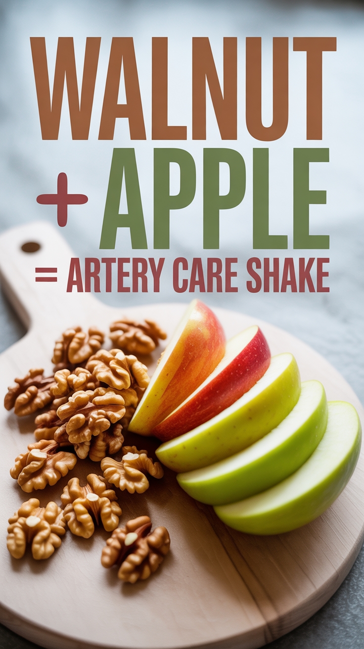walnut apple heart shake