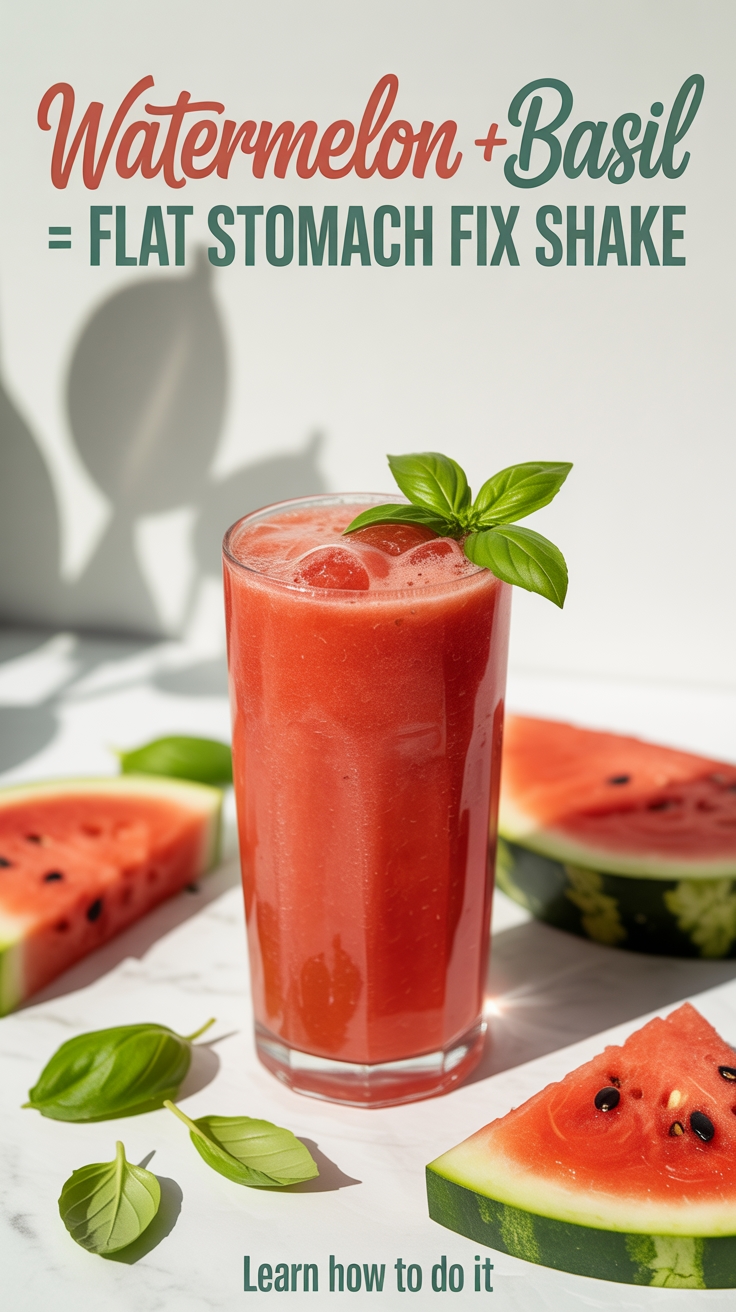 watermelon basil shake