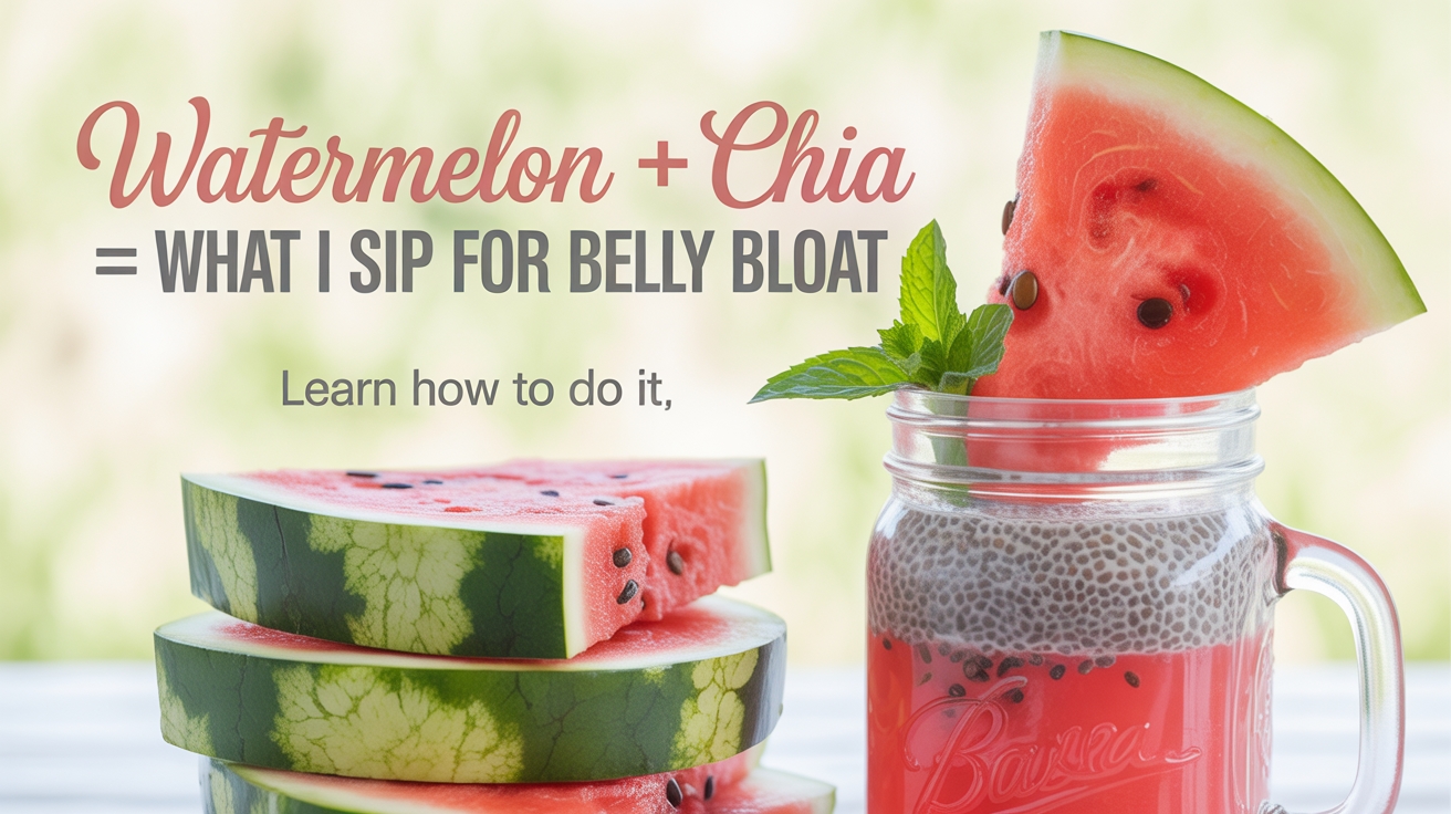 watermelon chia bloat relief