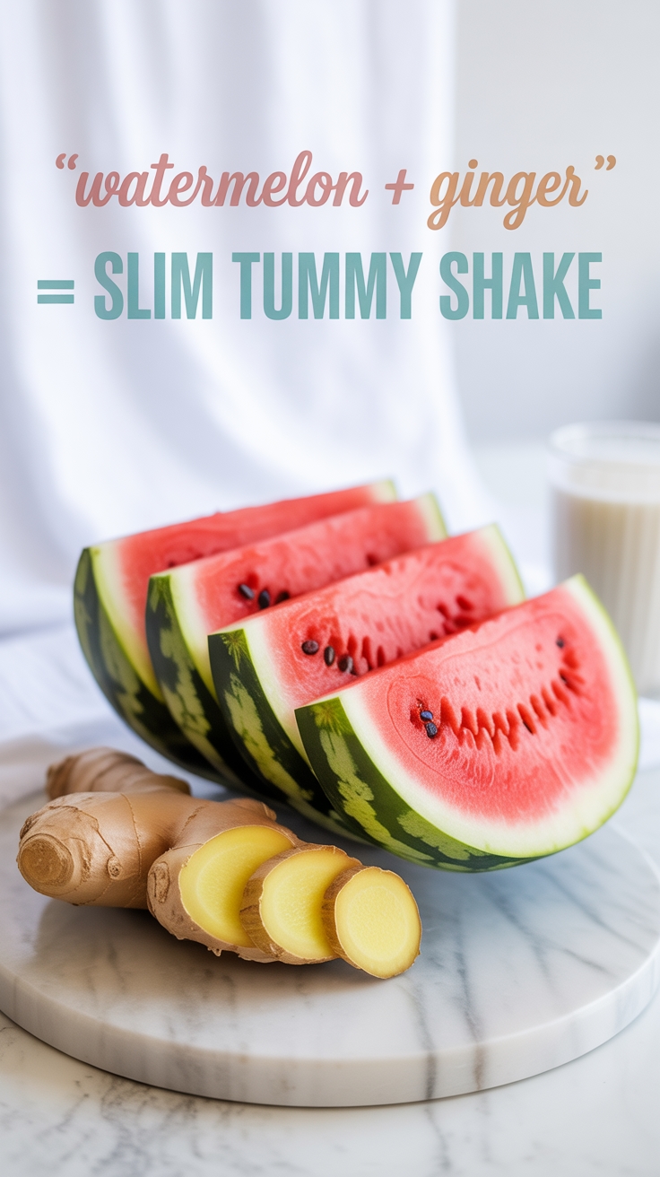 watermelon ginger slim shake