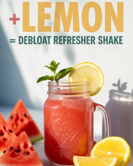 watermelon lemon detox shake