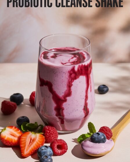 yogurt berry cleanse shake