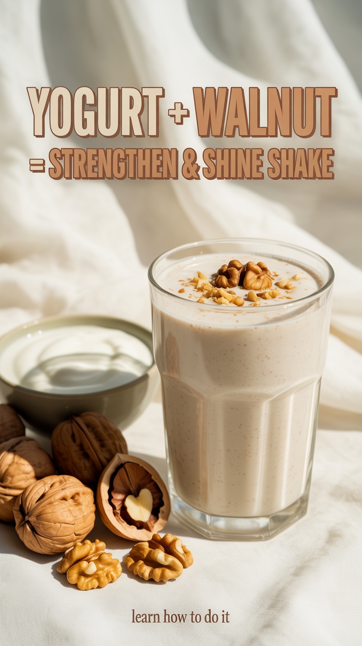 yogurt walnut shine shake